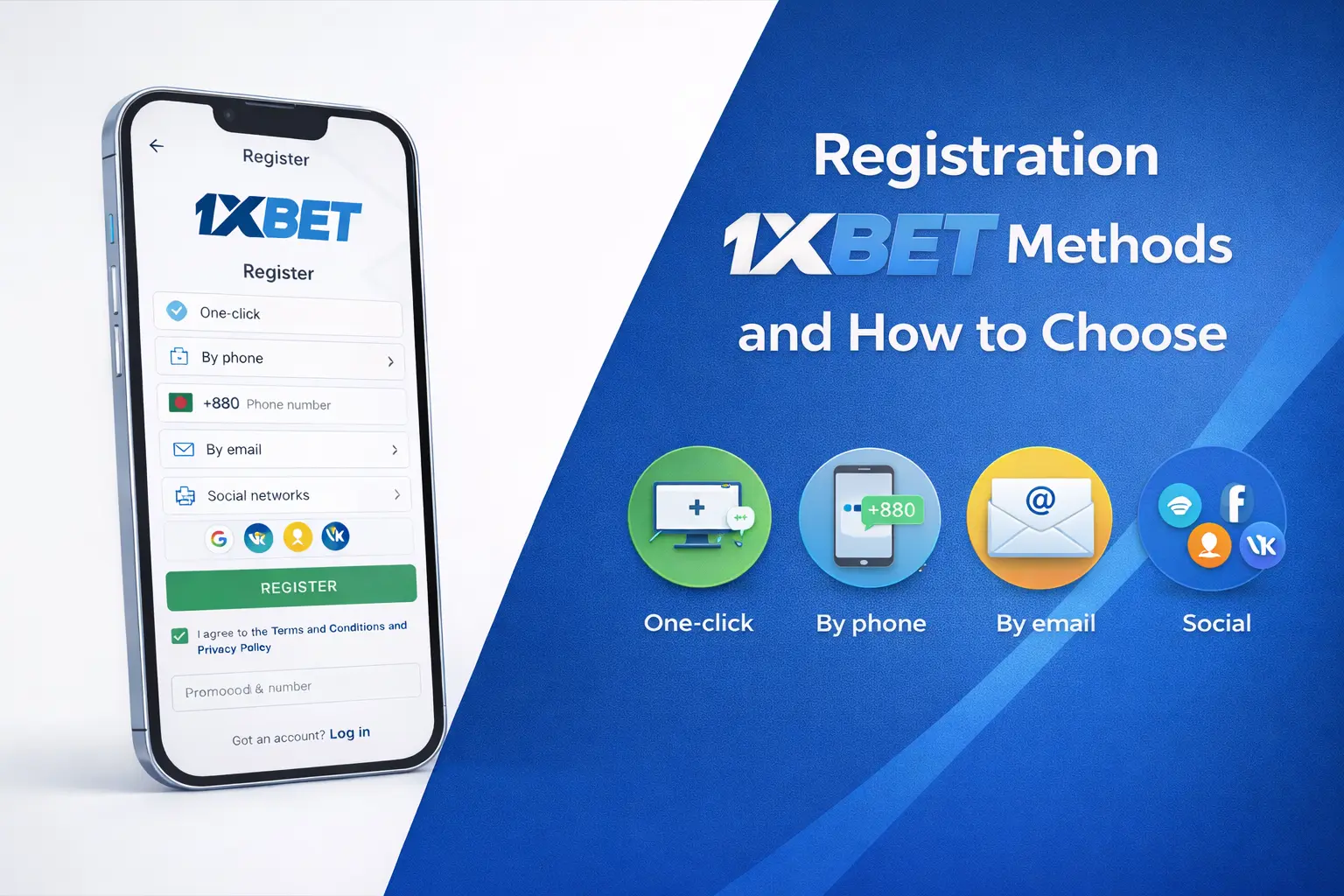 Registration 1xbet Methods and How to Choose