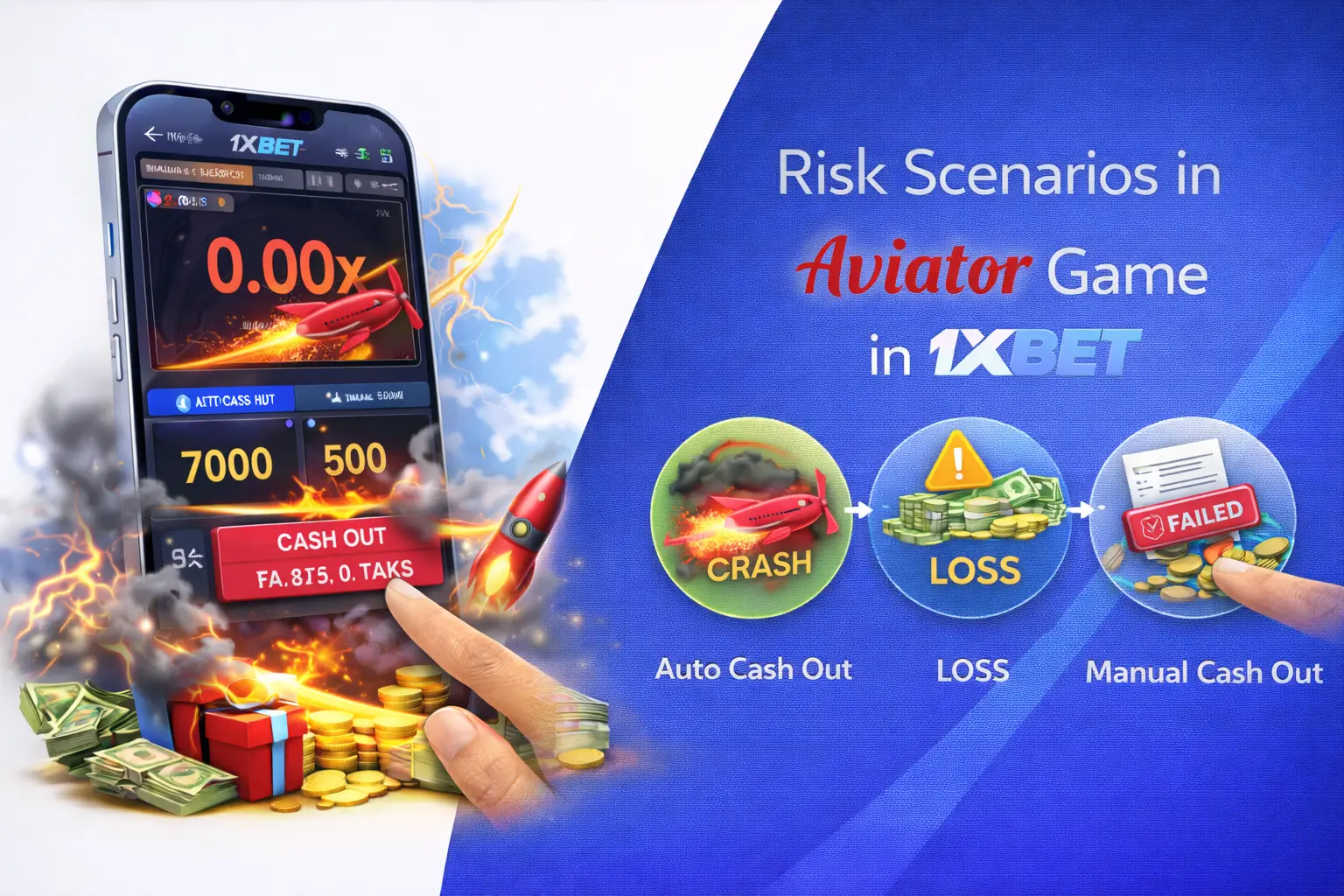 Aviator game risk scenarios for 1xBet players in Bangladesh