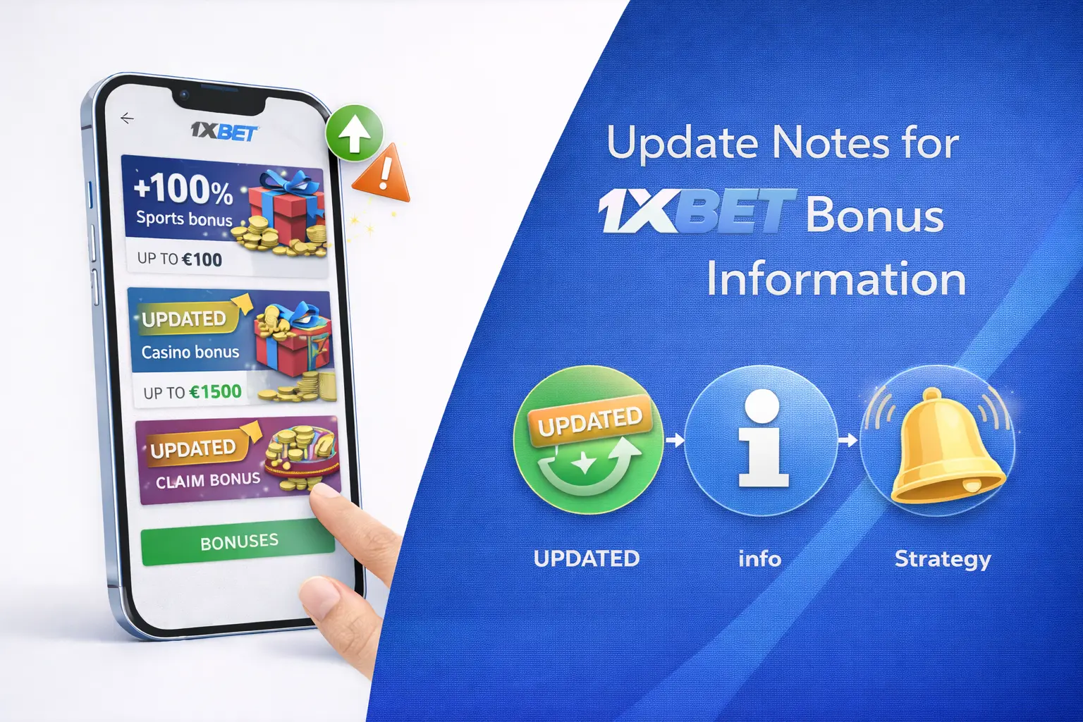 Updated 1xBet bonus information for players in Bangladesh