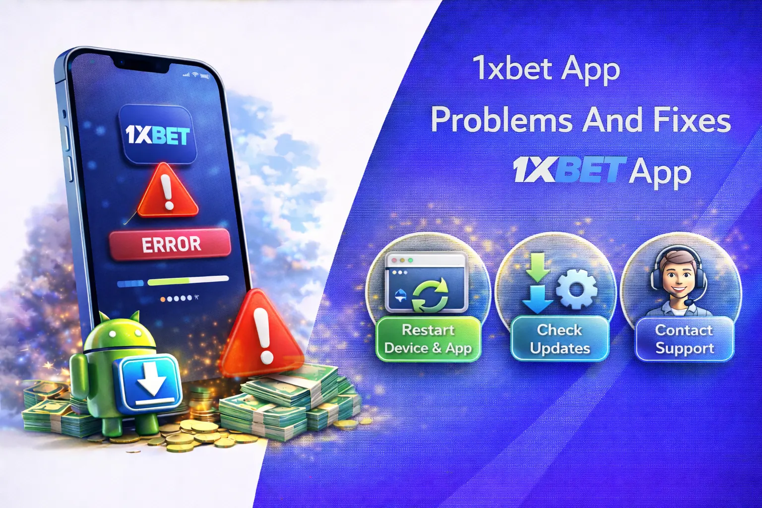 Common 1xBet app problems and how to fix them
